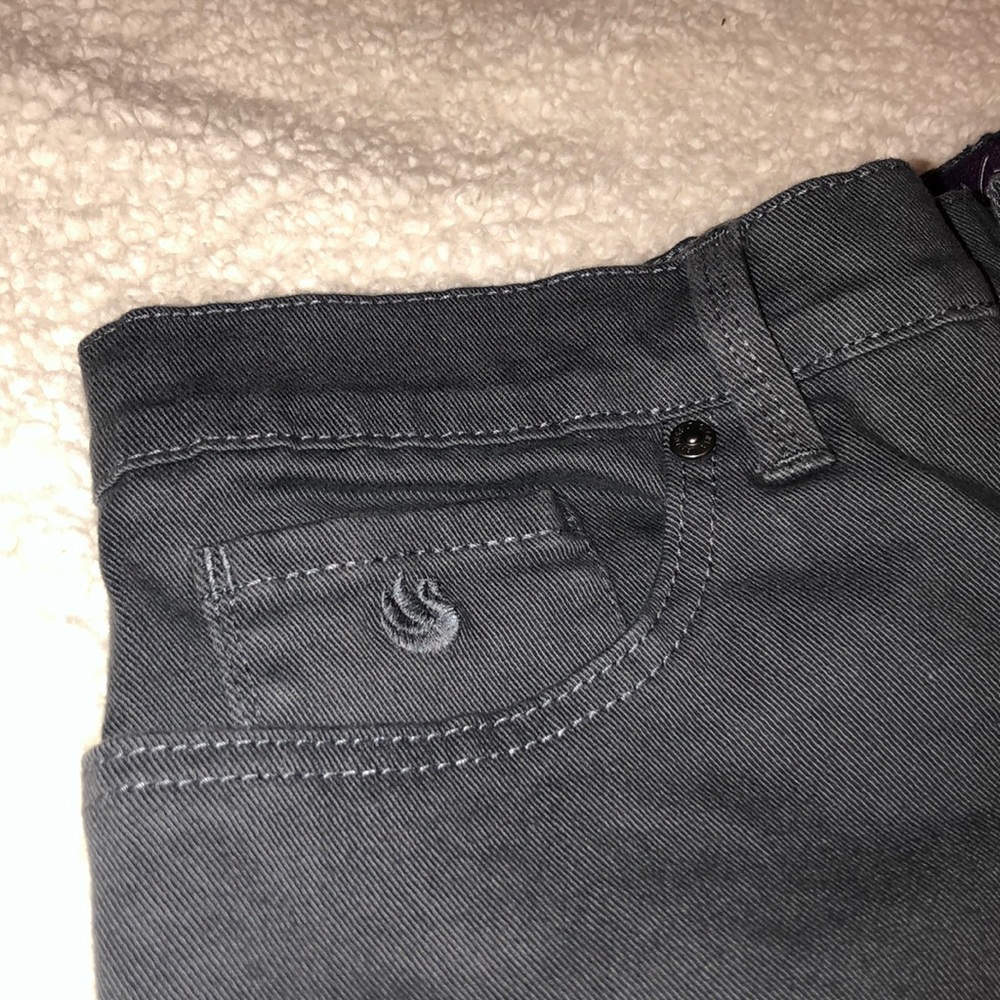 Grey Gloria Vanderbilt Straight Leg Jeans